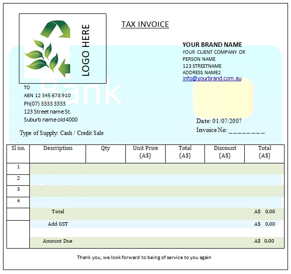 41+ Invoice Template For Australia Pictures