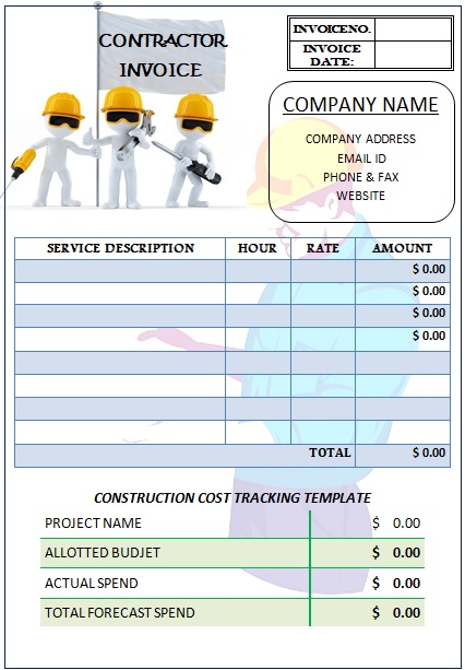 46+ Subcontractor Invoice Template Australia PNG
