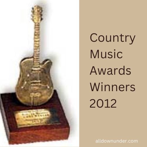 2012 Country Music Awards Winners