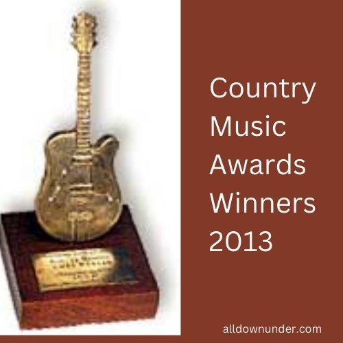 2013 Country Music Awards Winners