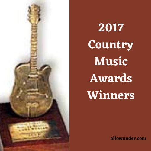 2017 Country Music Awards Winners