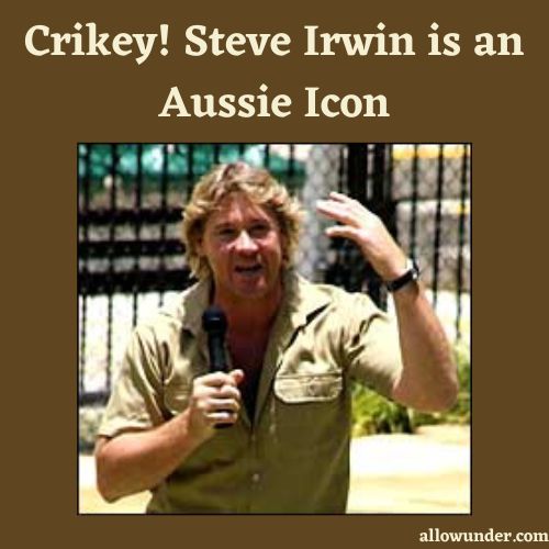 Crikey! Steve Irwin is an Aussie Icon