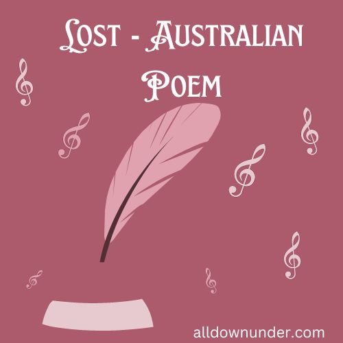 Lost – Australian Poem