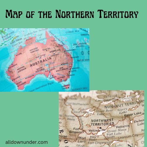 Map of the Northern Territory - Australian Facts And Figures