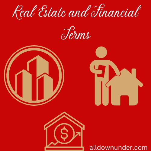 Real Estate and Financial Terms
