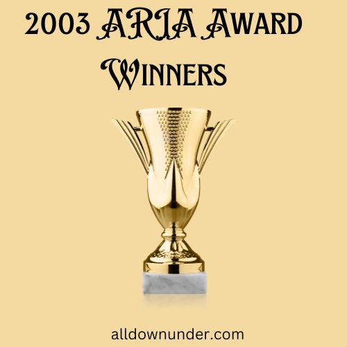 2003 ARIA Award Winners