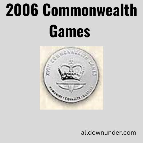 2006 Commonwealth Games – Silver Medal Winner