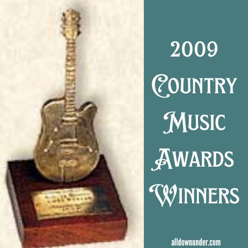 2009 Country Music Awards Winners
