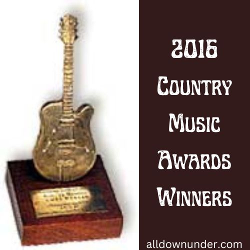 2016 Country Music Awards Winners