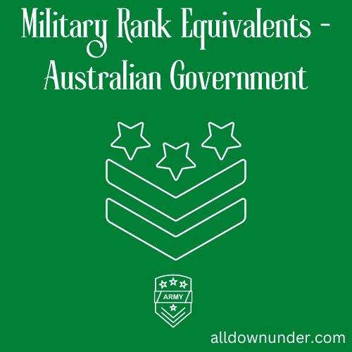Military Rank Equivalents - Australian Government