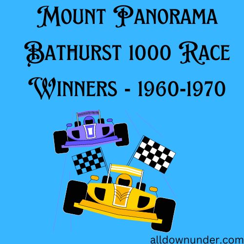 Mount Panorama Bathurst 1000 Race Winners – 1960-1970