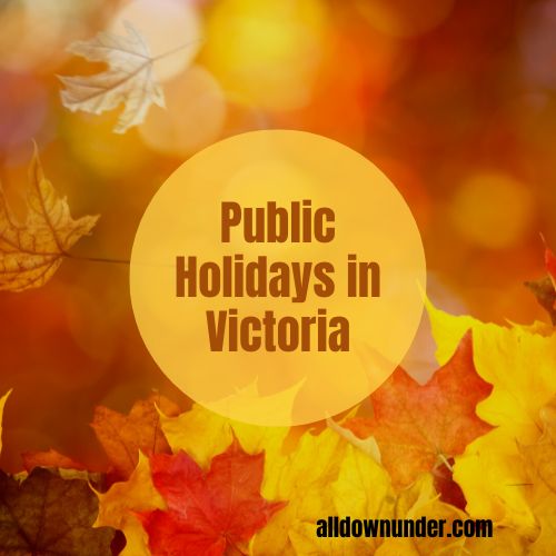 Public Holidays in Victoria