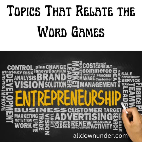 Topics That Relate the Word Games