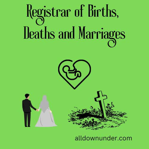 Registrar of Births, Deaths and Marriages